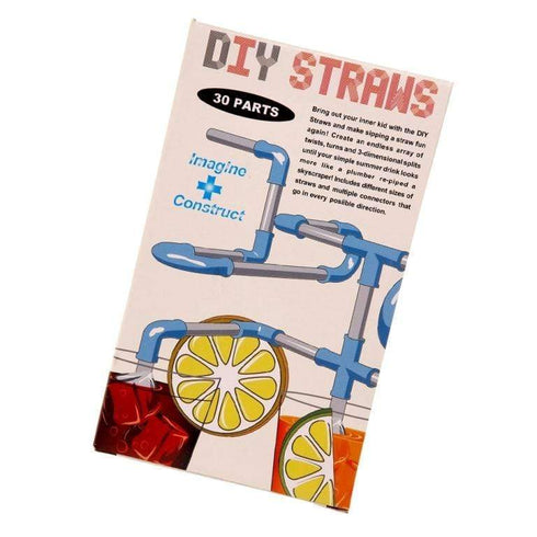 AussieSuperStore Homeware Supplies DIY Fun & Creative - Crazy Connectable Kids Straws Set DIY Fun & Creative - Crazy Connectable Kids Straws Set | Party Games CBDIYSTRAWS